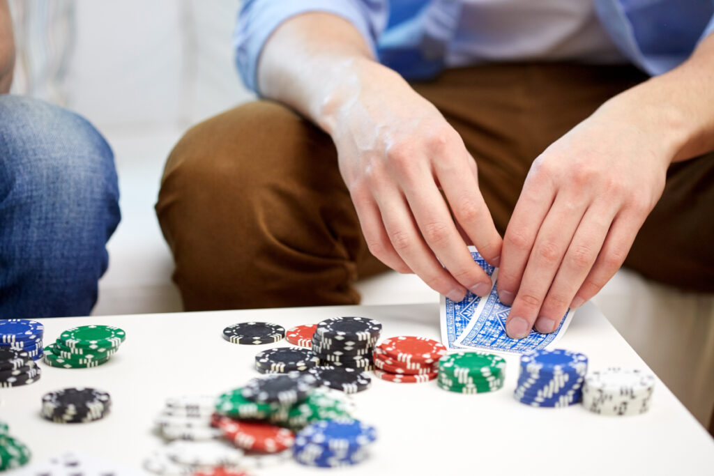 bluffe au Poker Three Card