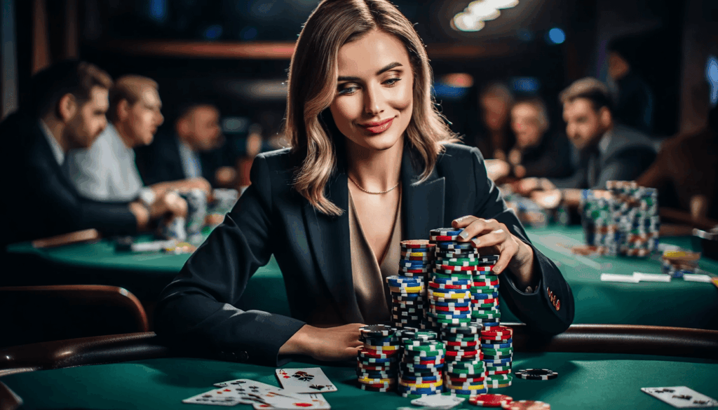 Chip leader au poker