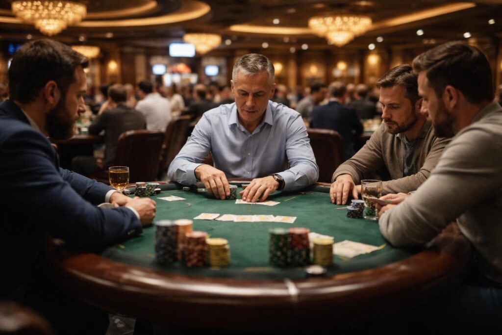 découvrez l'atmosphère électrisante de la salle de poker du foxwoods resort casino au connecticut, usa. plongez dans une expérience de jeu unique alliant confort, divertissement et quotidien intense.