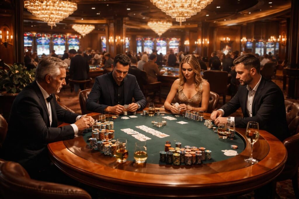 découvrez le poker au casino de pougues-les-eaux, offrant une expérience de jeu premium avec une variété de tournois et tables adaptées à tous les niveaux.